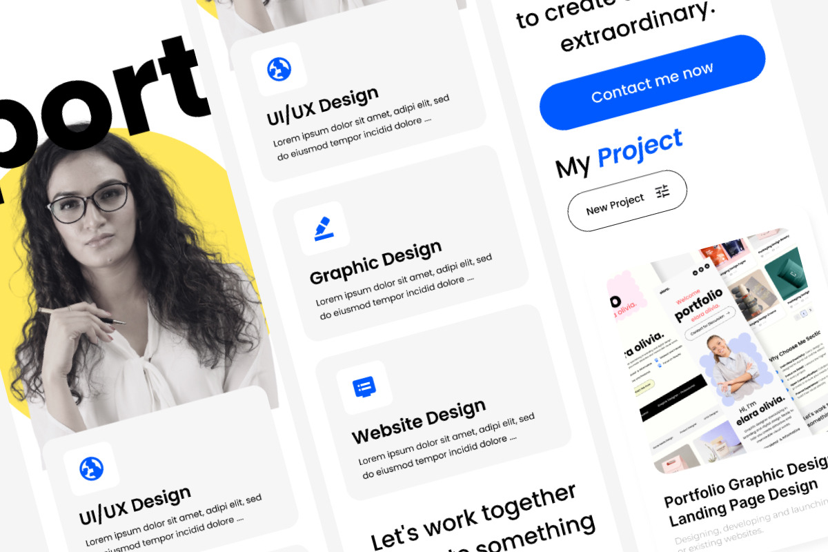 Portfolio Landing Page for Designer, a Landing Page Template by twinstd (Photo 4 of 5)