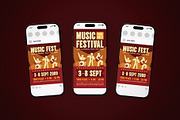 Music Festival Event Flyer Set, a Flyer Template by The Good Store (Thumbnail 2 of 2)
