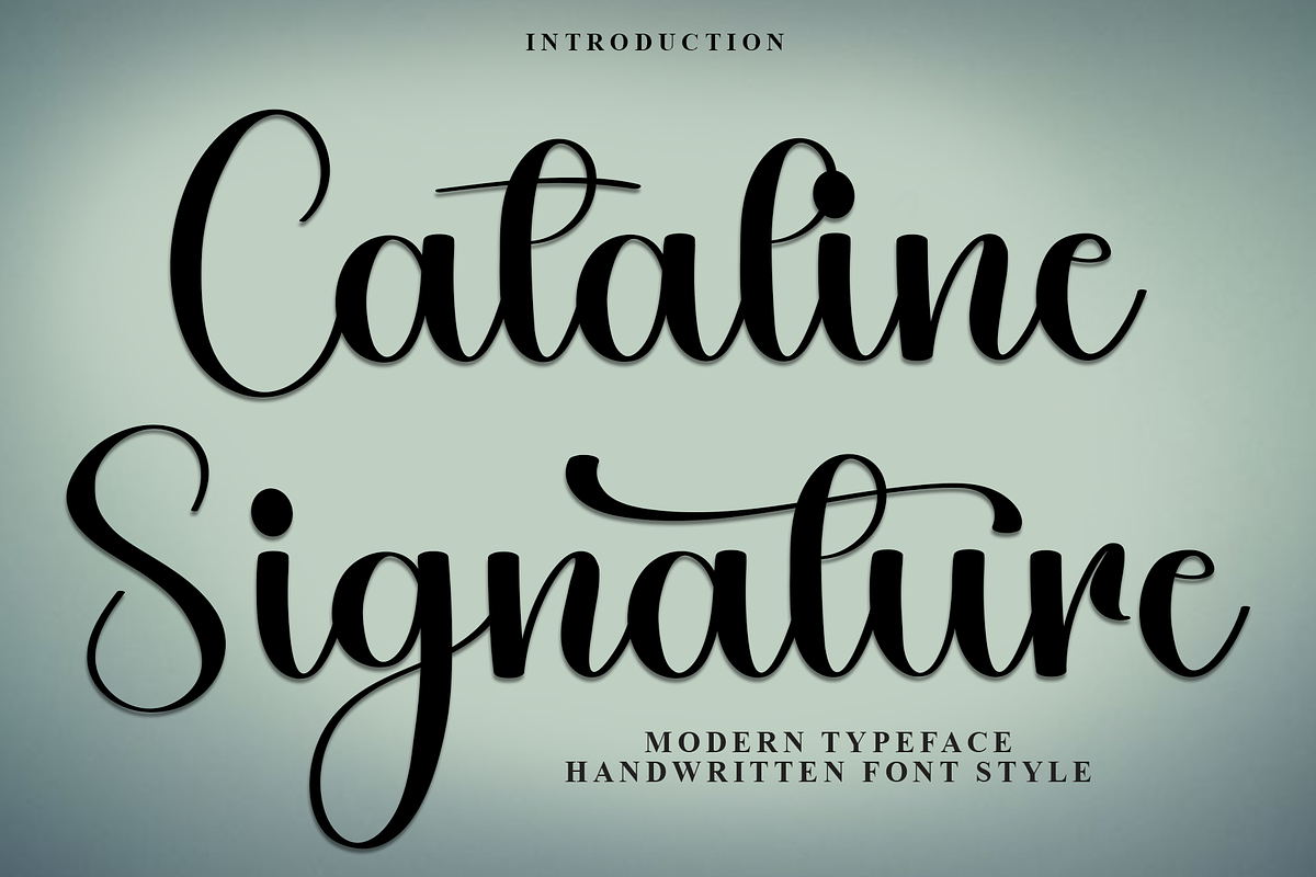 Cataline Signature, a Handwritten Font by FreshTypeINK (Photo 1 of 8)