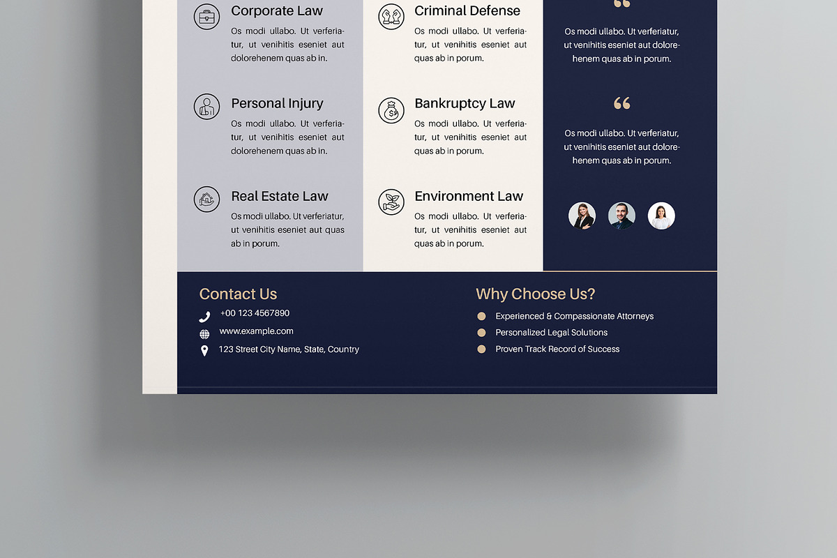Legal Services Flyer, a Flyer Template by MightyDesign (Photo 3 of 8)