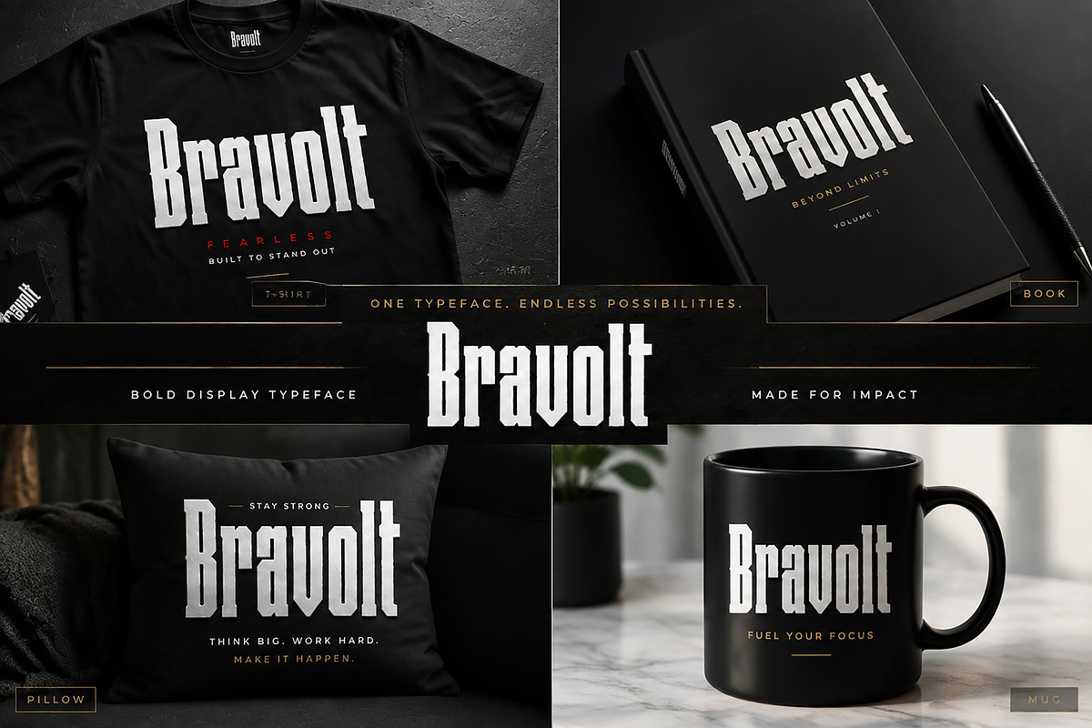 Bravolt, a Slab Serif Font by Wow Magic (Photo 2 of 5)