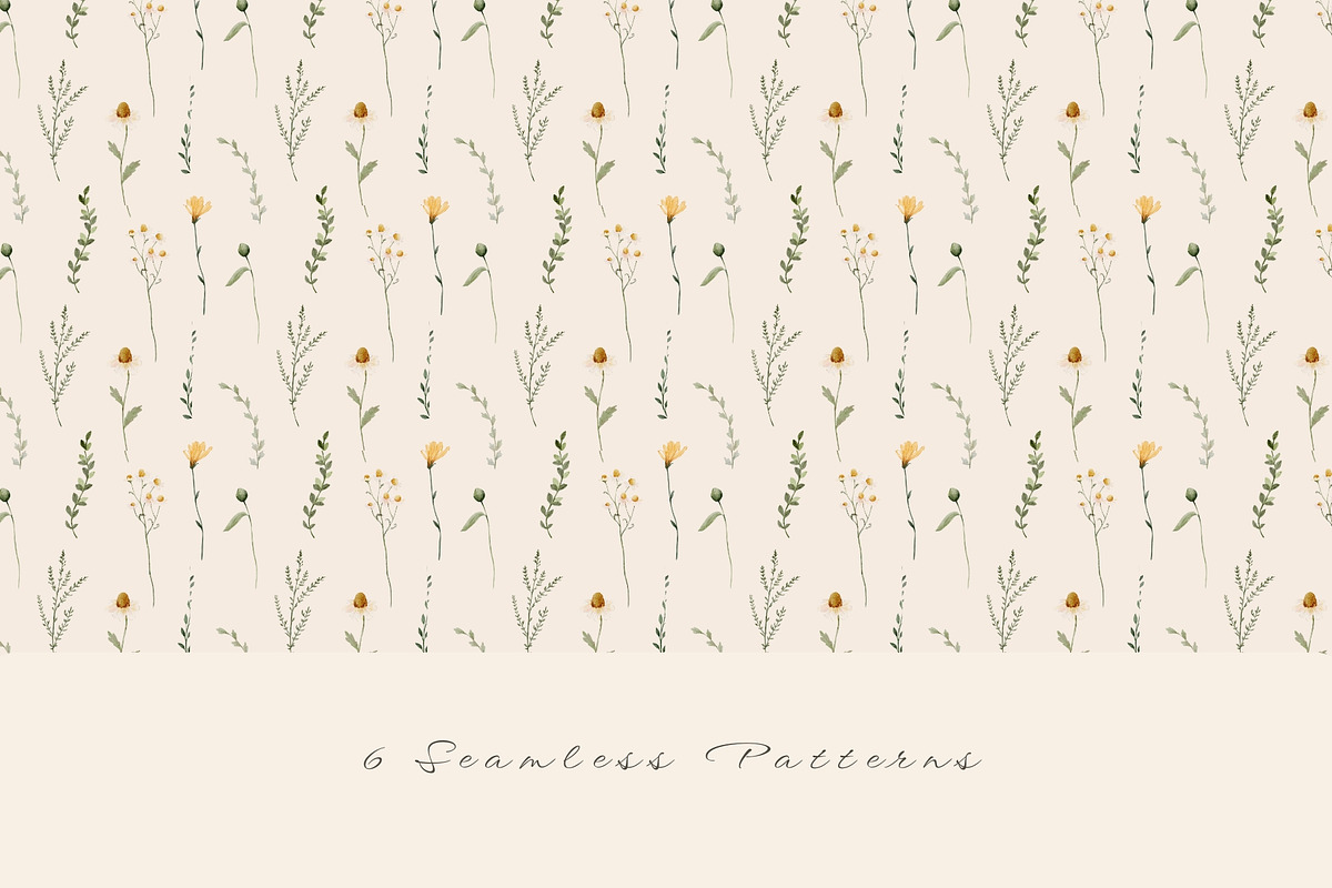 Watercolor Wildflowers Collection, an Object Illustration by Jenteva Art (Photo 12 of 18)