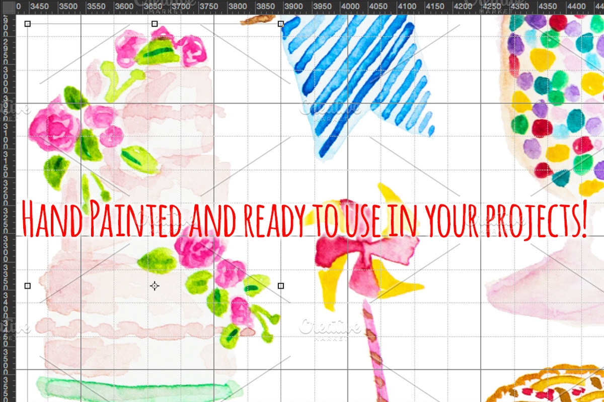Fun of the Fair Watercolor Bundle, an Illustration by Violet LeBeaux (Photo 3 of 3)