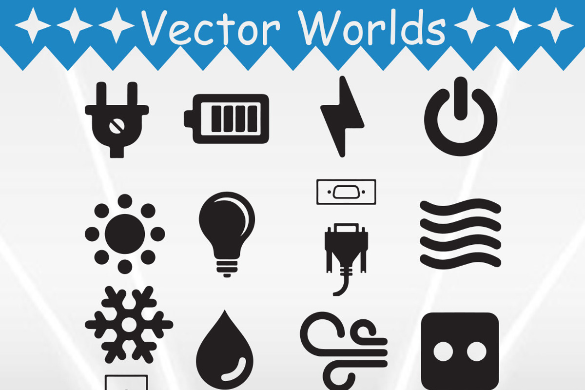 Electric Icon Svg, Electric,Icon Svg, an Object Graphic by VectorWorlds (Photo 3 of 3)