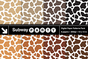 Cow Print in Natural Colors, a Pattern Graphic by SubwayParty (Thumbnail 1 of 2)