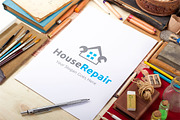House Repair Logo, a Branding & Logo Template by Dotnpix (Thumbnail 2 of 5)