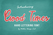 Good Times, a Script Font by Creamy Script (Thumbnail 1 of 5)