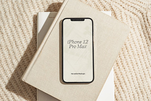 iPhone 12 Pro Max PSD Mockup Minimal