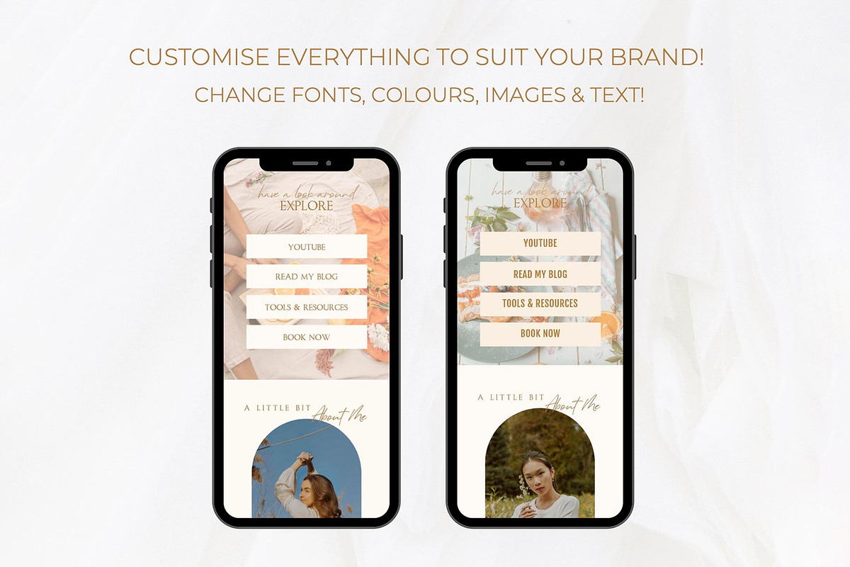 Showit Link In Bio Template, a Websites & App Template by Indigo Rain Creative (Photo 3 of 4)