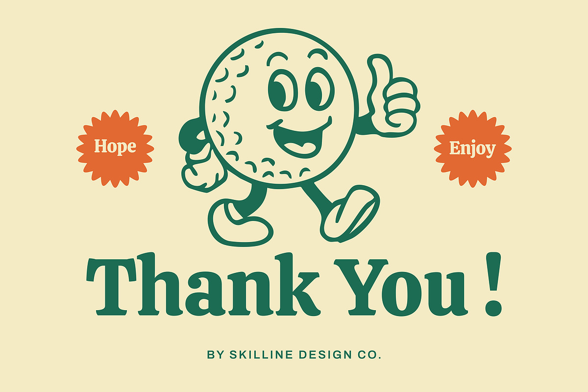 Golf Mascot Graphic, a Sport Illustration by Skilline Supply Co. (Photo 12 of 12)