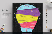 Infographic Resume/CV, a Resume Template by ThemeDevisers (Thumbnail 1 of 3)