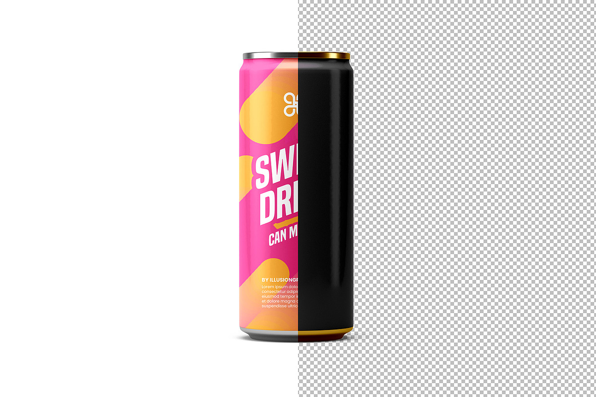 Can Mockup - 9 Views, a Packaging Mockup by Illusiongraphic (Photo 11 of 20)