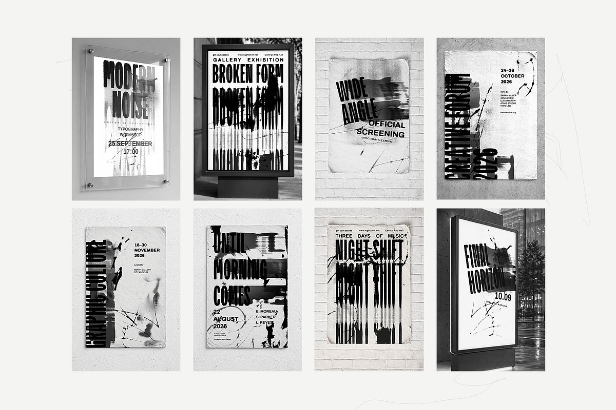 Ink Poster Templates, a Poster Template by Inartflow (Photo 13 of 14)