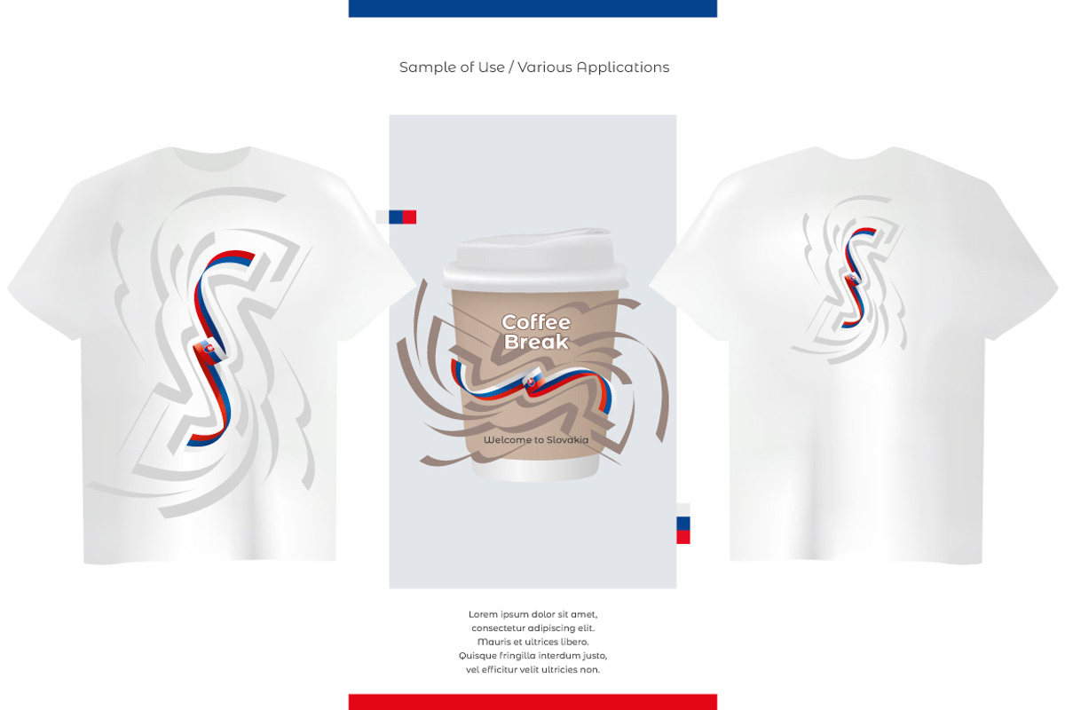 Slovakia flag ribbon vector, a Templates & Theme by Simbos (Photo 7 of 9)