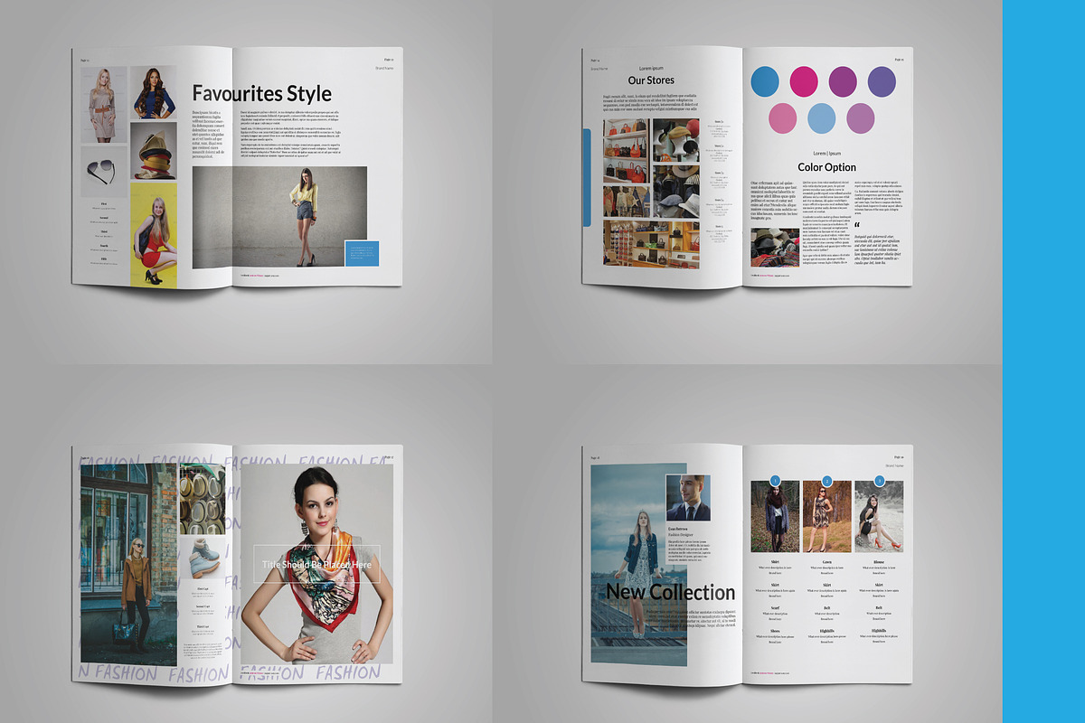 Lookbook | Catalogs Template, a Brochure Template by GreenDesign (Photo 3 of 5)