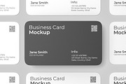 Rounded Business Card Mockup PSD, an Advertising Mockup by graphypix (Thumbnail 4 of 4)