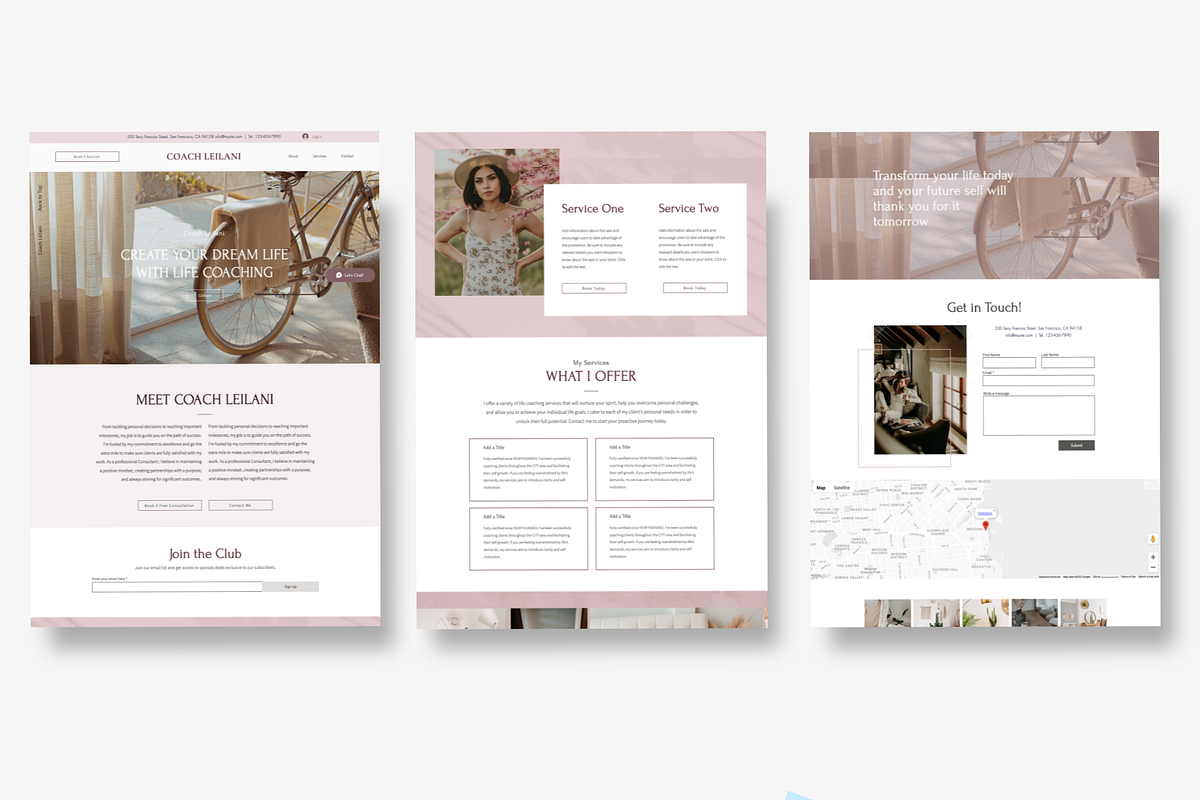 WIX Website Template, a Wix Template by CreatedbyVision LLC (Photo 2 of 2)