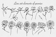 Peonies SVG, an Object Graphic by mArtstore (Thumbnail 2 of 6)