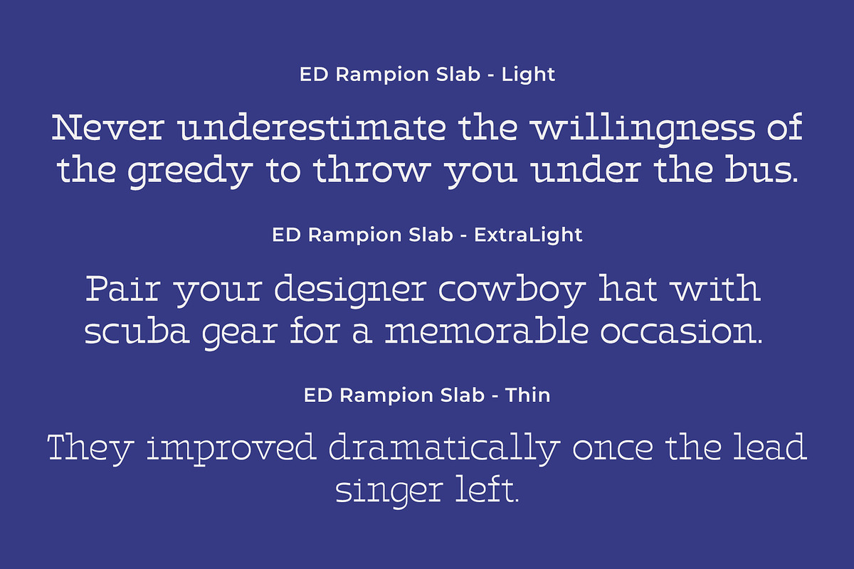 ED Rampion Slab, a Slab Serif Font by Emyself Design (Photo 6 of 12)
