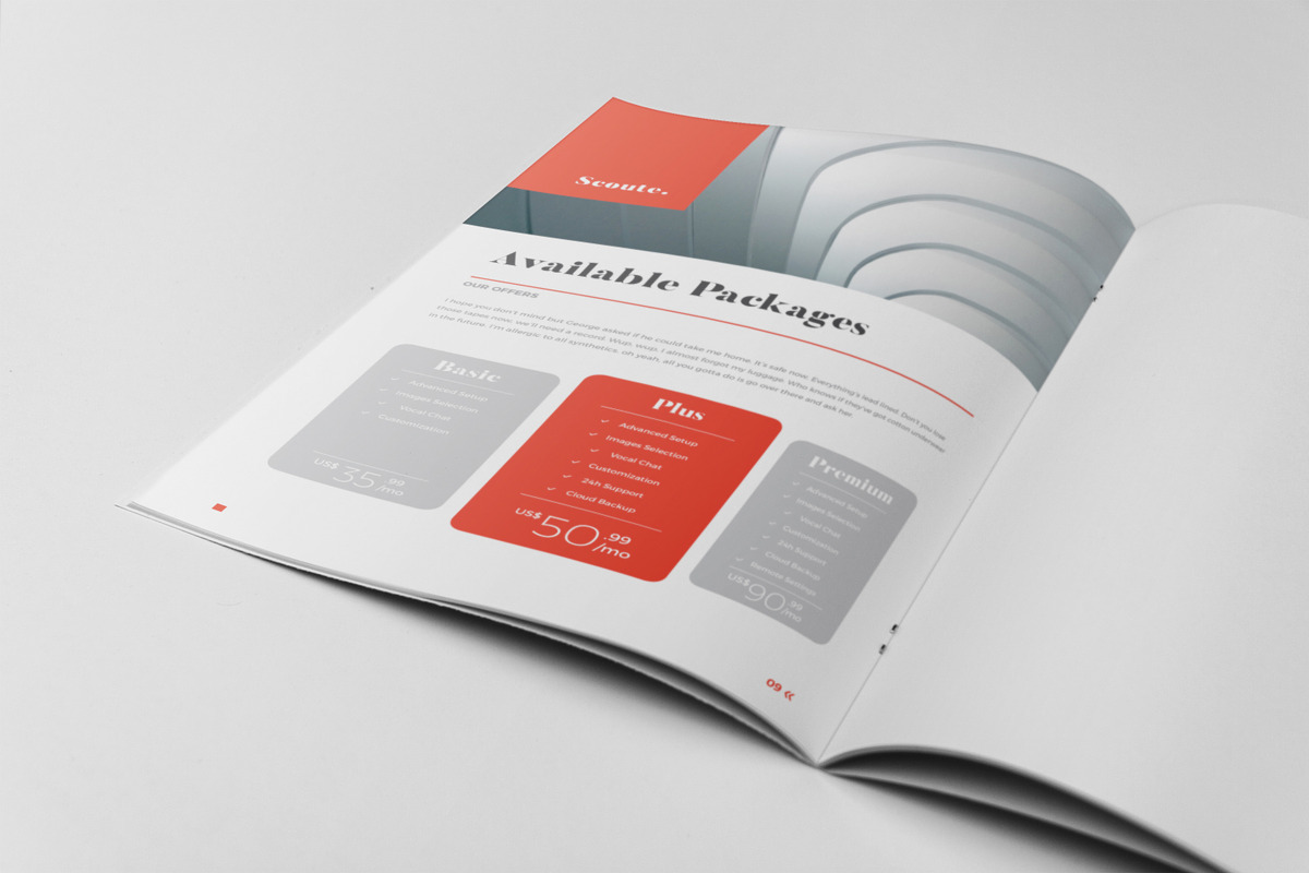 Pitch Deck Proposal Template, a Brochure Template by Andre28 (Photo 10 of 12)