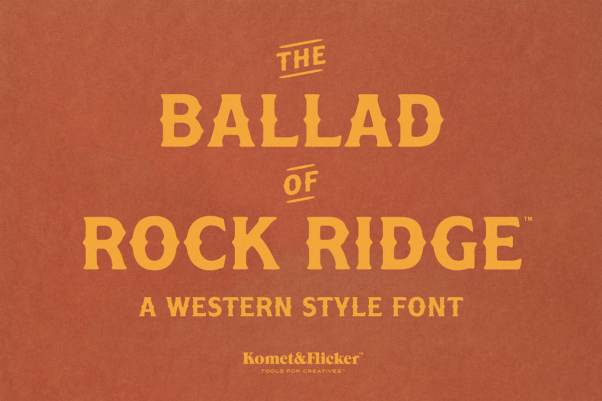 The Western Fonts Collection, a Serif Font by Komet & Flicker (Photo 10 of 13)