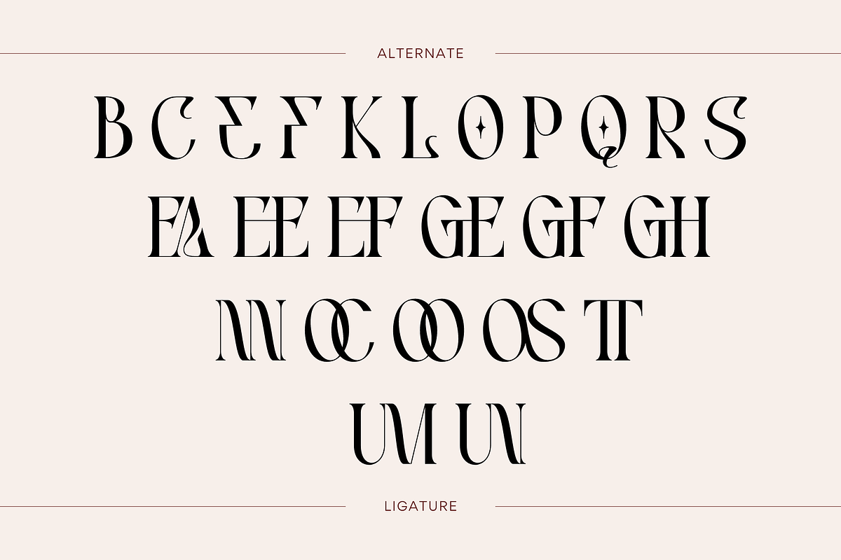 Xeola - Modern Logo Font, a Serif Font by Nirmana Visual (Photo 8 of 10)