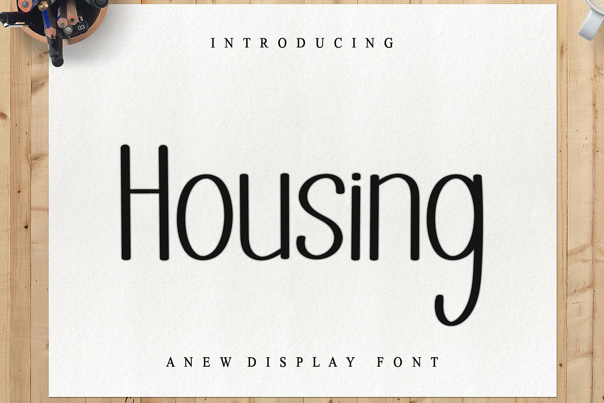 Housing, a Handwritten Font by InermediaSTUDIO (Photo 1 of 6)