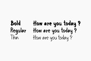 Long Pencil, a Script Font by TKDoodle (Thumbnail 2 of 5)
