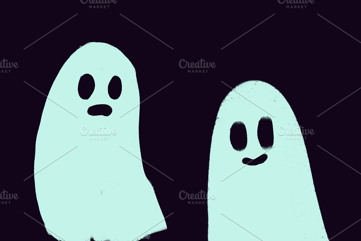 Ghostie Doodles, an Illustration by pinkdrinksoul (Photo 5 of 5)
