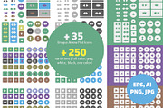TRIANGLE ARROW UI FLAT ICONS, an Icon by SUBCUTANEO STORE (Thumbnail 1 of 4)