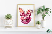 Disco Ball Easter Bunny PNG, an Illustration by Craft Nest (Thumbnail 6 of 6)