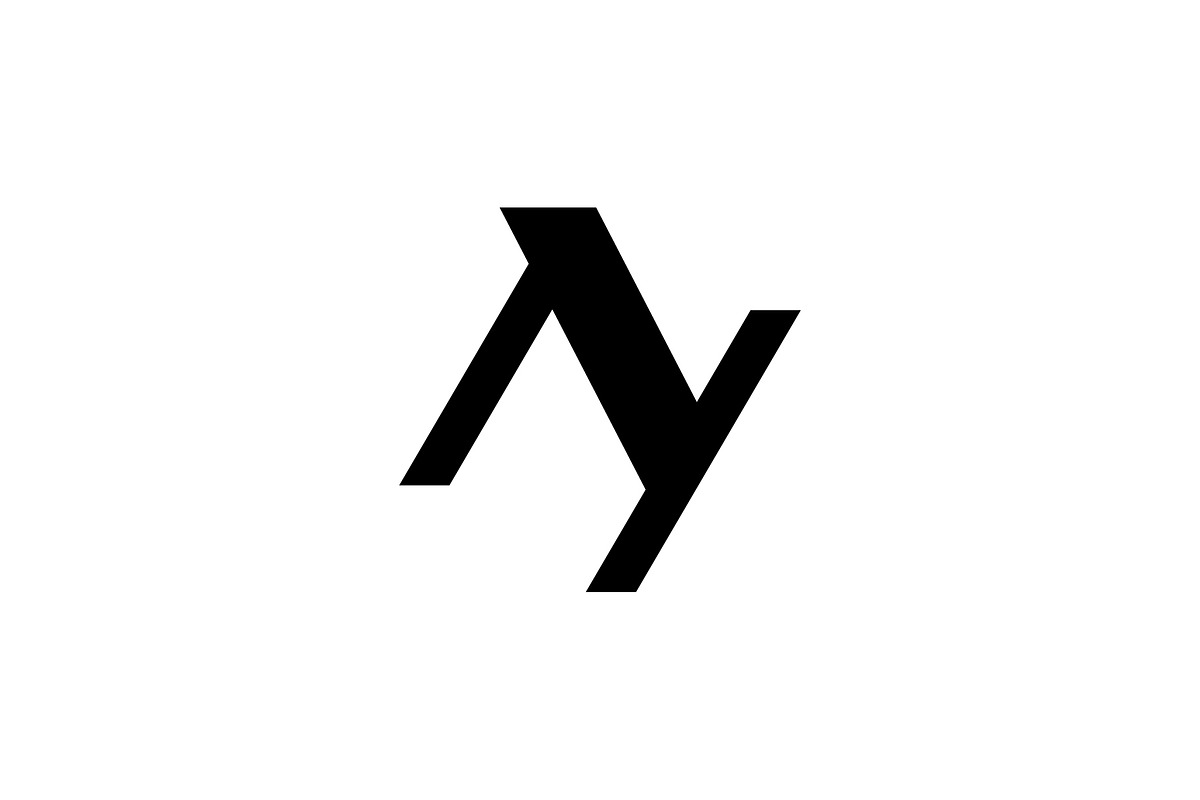 Abstract letter NY logo design, a Branding & Logo Template by brandphant