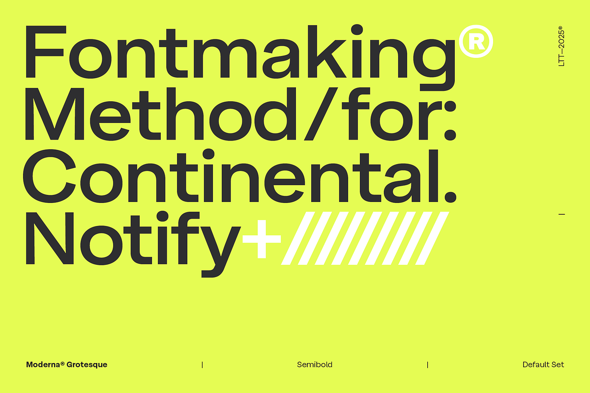 Moderna Grotesque, a Sans Serif Font by Latinotype (Photo 7 of 14)