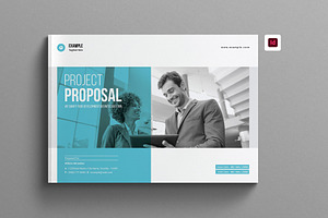 Project Proposal Template Landscape, a Brochure Template by Work-Envance