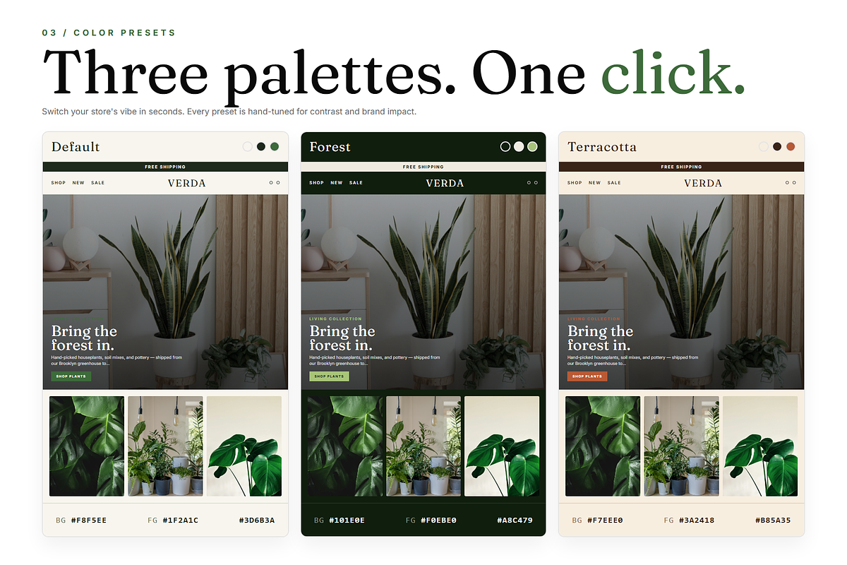 Verda Shopify Theme, a Shopify Template by Ibnul Jaif Farabi (Photo 3 of 8)