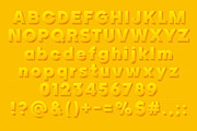 Vector alphabet of simple 3d letters, an Object Graphic by popskraft (Thumbnail 3 of 8)