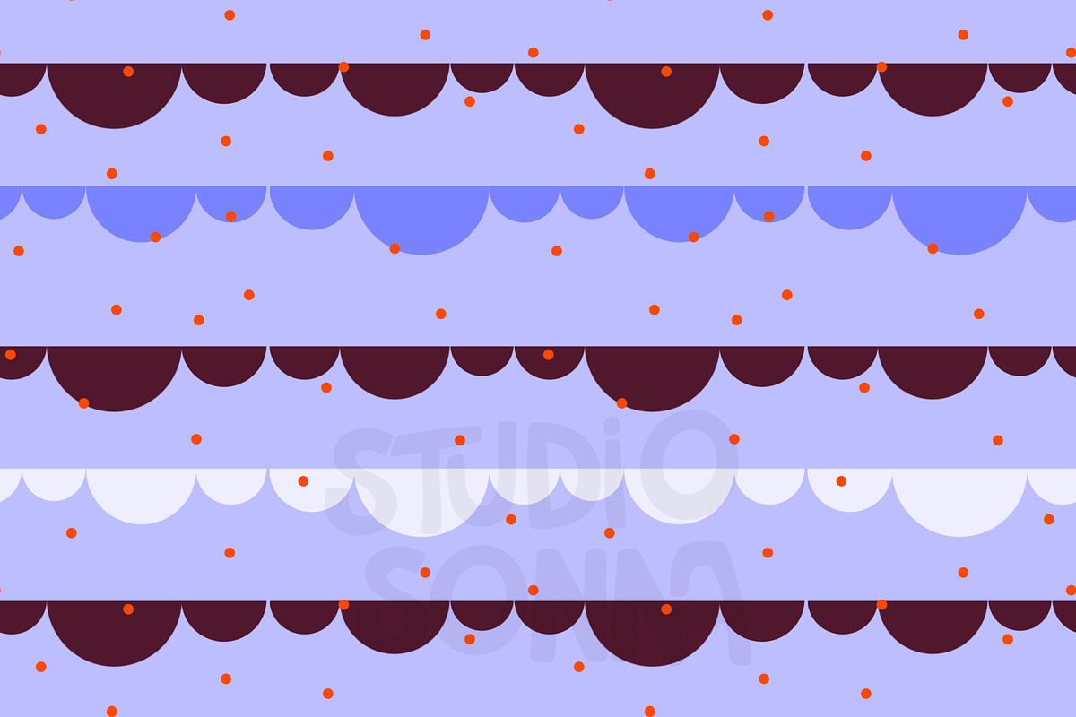 December Clouds, a Pattern Graphic by StudioSonna (Photo 1 of 3)