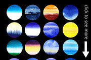 Watercolor Brushstrokes, a Texture Graphic by artabramova (Thumbnail 8 of 9)