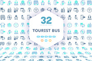 Tourist Bus | 32 Icons Set, an Outline Icon by Marina Silence (Thumbnail 17 of 17)