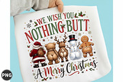 Nothing Butt a Merry Christmas PNG, a Seasonal Illustration by designcity5 (Thumbnail 1 of 4)