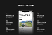 Travel Instagram Posts, a Social Media Template by Milos Knezevic (Thumbnail 2 of 6)