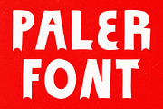 Paler | Handmade Display Font, a Handwritten Font by SMZD (Thumbnail 1 of 5)