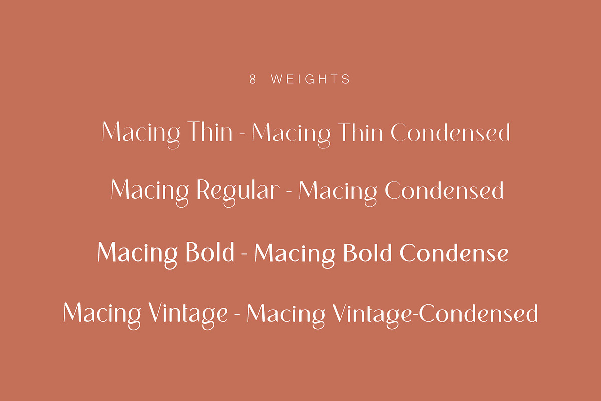 Macing - Modern Sans-serif Font, a Sans Serif Font by Issam Type (Photo 7 of 11)