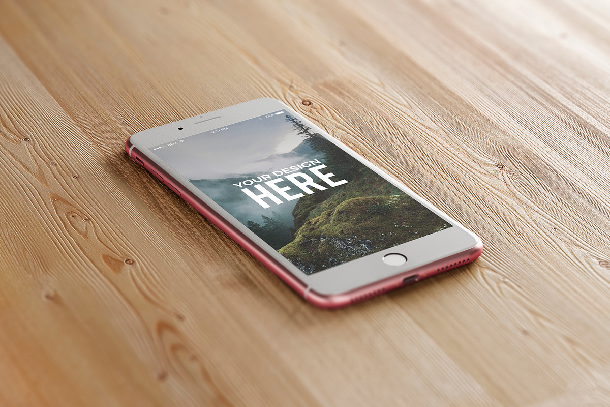 Iphone 7 Plus. PSD Mockups, an iPhone Mockup by Egor Shkolnikov (Photo 5 of 9)