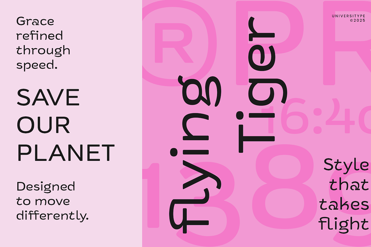 UT Forgiva - A Unique Display Sans, a Sans Serif Font by Universitype (Photo 5 of 11)