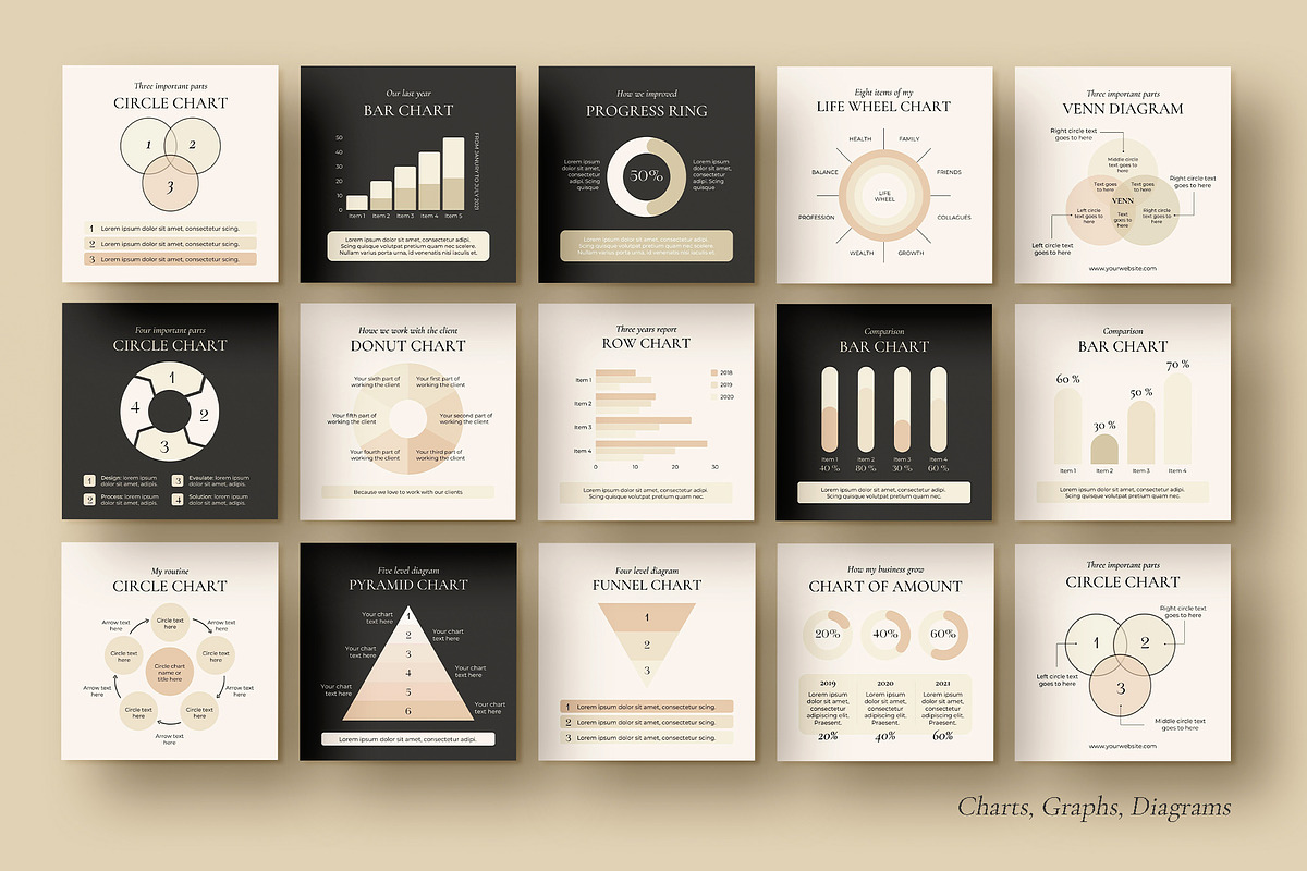 Instagram Feed Templates for Coaches, a Social Media Template by Mirazz (Photo 19 of 29)