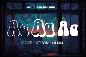 Cosmic Hippie - Groovy Font