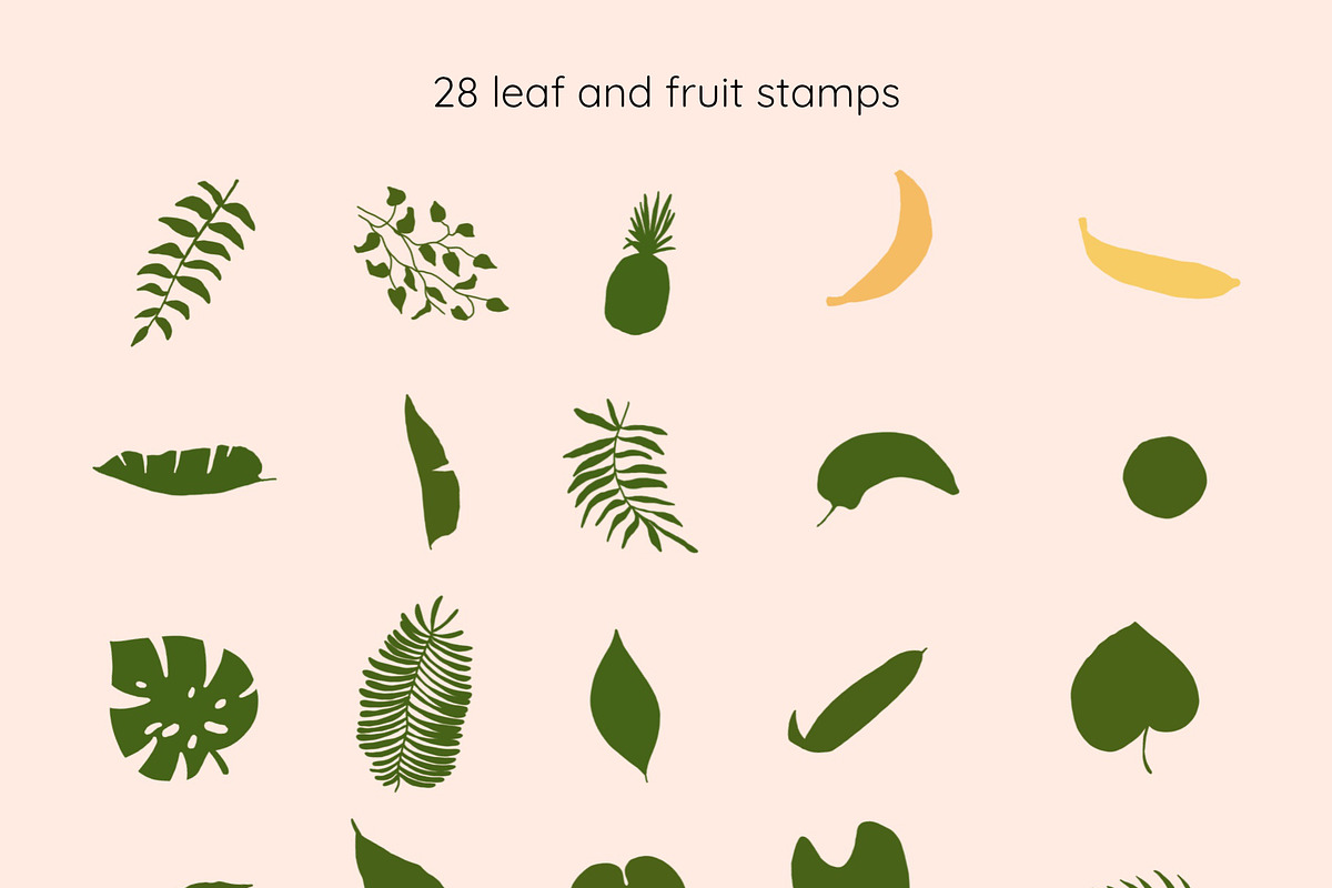 Procreate Tropical Summer Brush Set, a Brush Add-On by Littlefield Design (Photo 13 of 16)