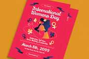 International Woman Day Flyer, a Flyer Template by Guuver (Thumbnail 2 of 3)