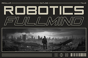 Rebellion Futuristic Font, a Sans Serif Font by EltaMaxArt (Thumbnail 3 of 10)